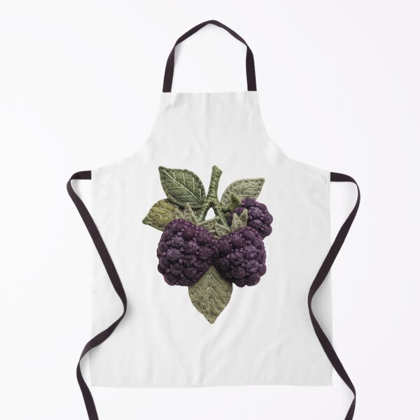 Item preview, Rich Purple Blackberries Branch Embroidered Design designed and sold by Mellow Doodle Co..