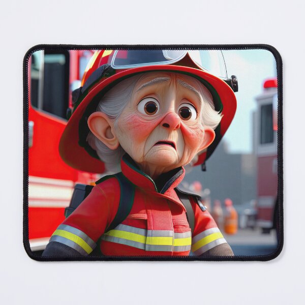 Item preview, Old Fart as an fireman designed and sold by Colin Bentham.