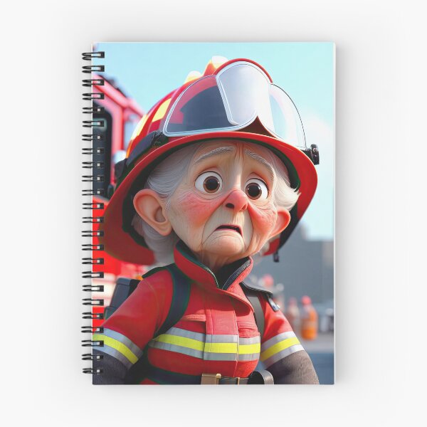 Item preview, Old Fart as an fireman designed and sold by Colin Bentham.