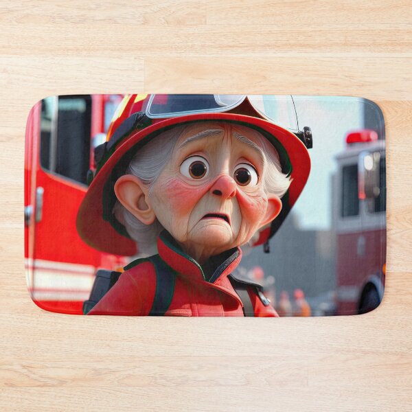 Item preview, Old Fart as an fireman designed and sold by Colin Bentham.