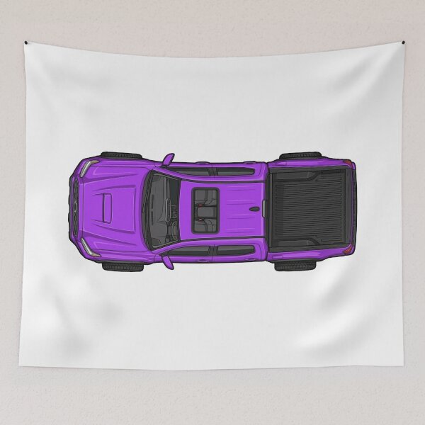 Item preview, Tacoma Truck Purple Top-Down Illustration designed and sold by VenZolic.