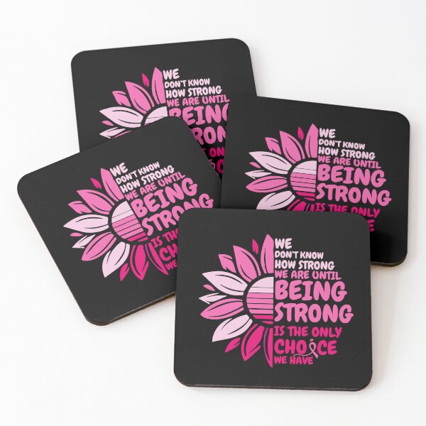 Item preview, Being Strong Is The Only Choice Breast Cancer Sunflower designed and sold by TRTrendyHouse.