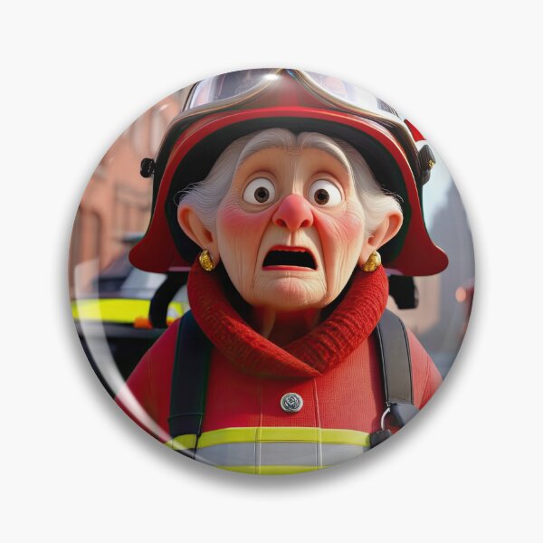 Item preview, Old Fart as a fireman designed and sold by Colin Bentham.