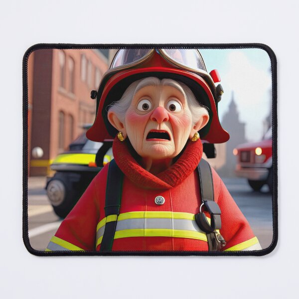 Item preview, Old Fart as a fireman designed and sold by Colin Bentham.