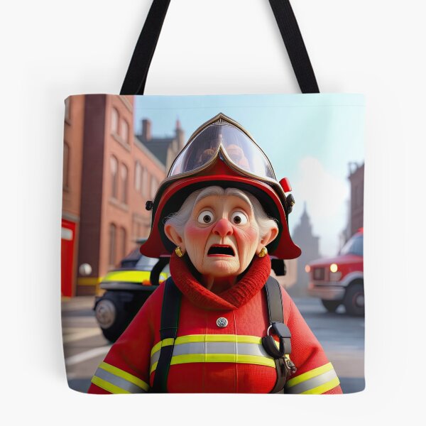 Item preview, Old Fart as a fireman designed and sold by Colin Bentham.