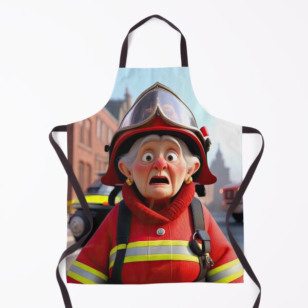 Item preview, Old Fart as a fireman designed and sold by Colin Bentham.