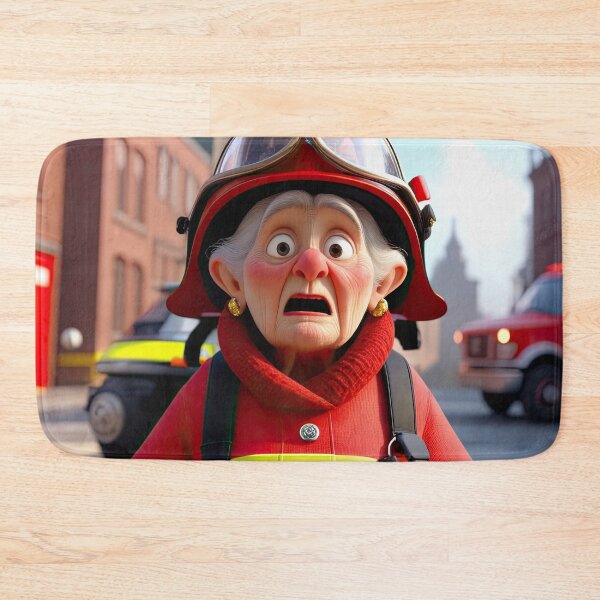 Item preview, Old Fart as a fireman designed and sold by Colin Bentham.