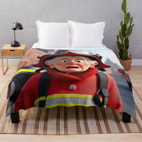 Item preview, Old Fart as a fireman designed and sold by Colin Bentham.