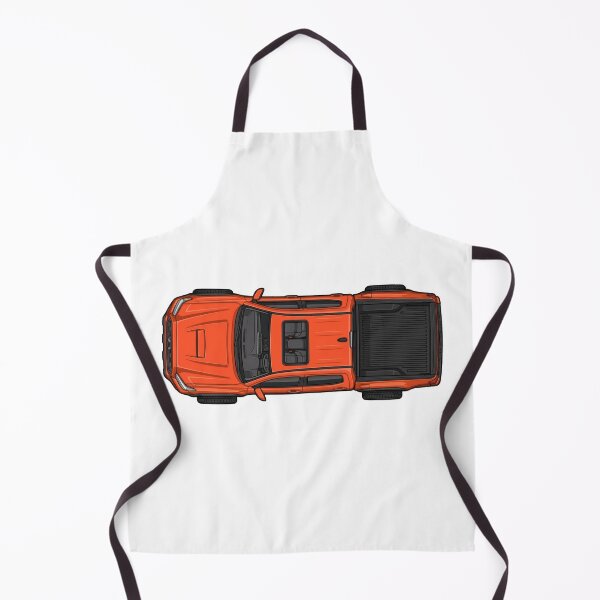 Item preview, Tacoma Truck Solar Octane Orange Top-Down Illustration designed and sold by VenZolic.