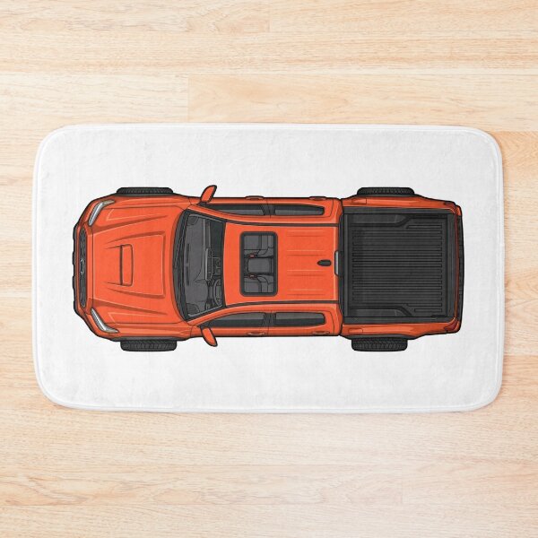 Item preview, Tacoma Truck Solar Octane Orange Top-Down Illustration designed and sold by VenZolic.