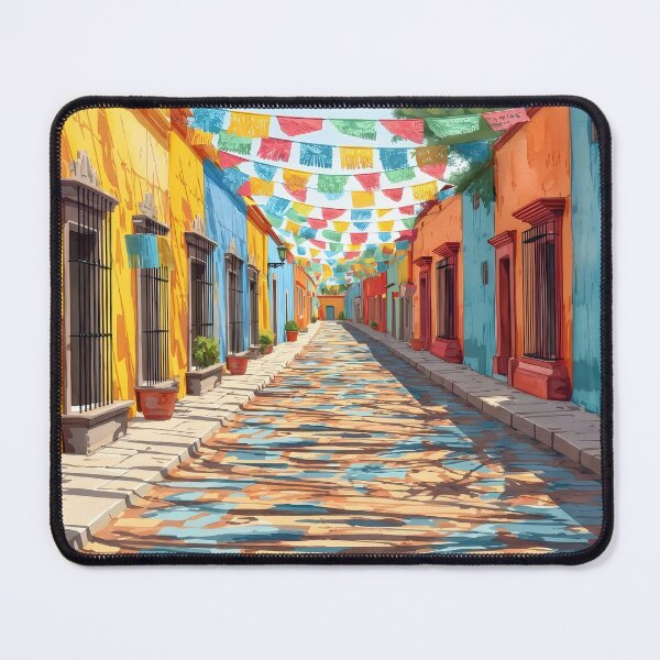 Item preview, Oaxaca Mexico Travel Poster – Colorful Street Art designed and sold by POSTERIOCREW.