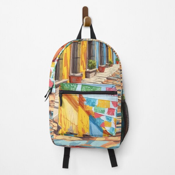 Item preview, Oaxaca Mexico Travel Poster – Colorful Street Art designed and sold by POSTERIOCREW.