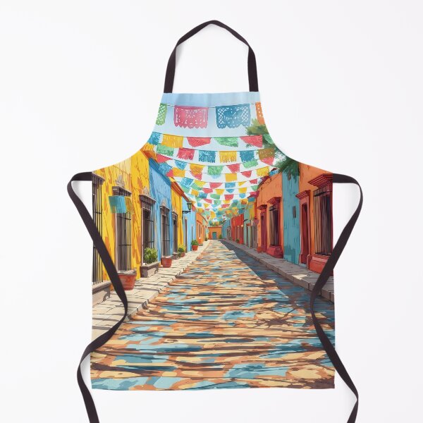 Item preview, Oaxaca Mexico Travel Poster – Colorful Street Art designed and sold by POSTERIOCREW.