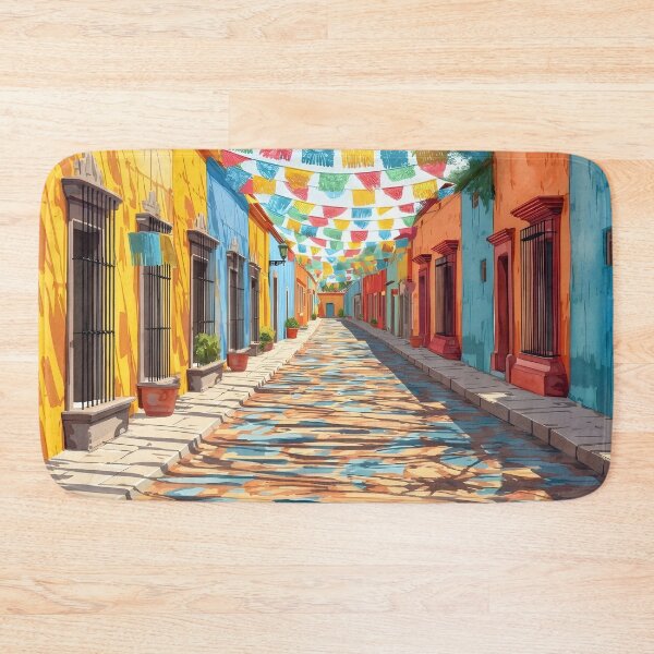 Item preview, Oaxaca Mexico Travel Poster – Colorful Street Art designed and sold by POSTERIOCREW.