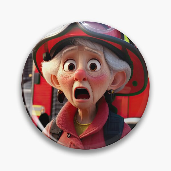 Item preview, Old Fart as a fireman designed and sold by Colin Bentham.
