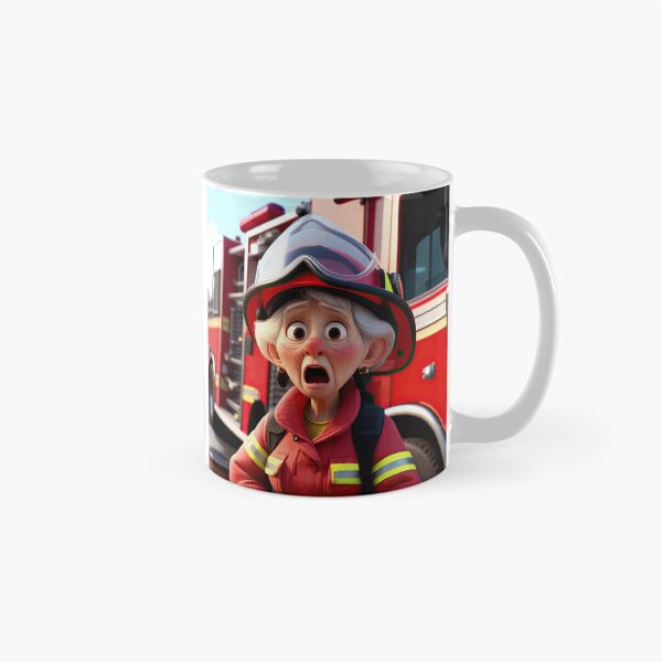 Item preview, Old Fart as a fireman designed and sold by Colin Bentham.