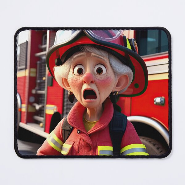 Item preview, Old Fart as a fireman designed and sold by Colin Bentham.