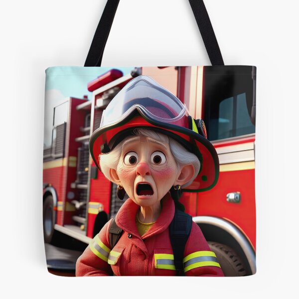 Item preview, Old Fart as a fireman designed and sold by Colin Bentham.
