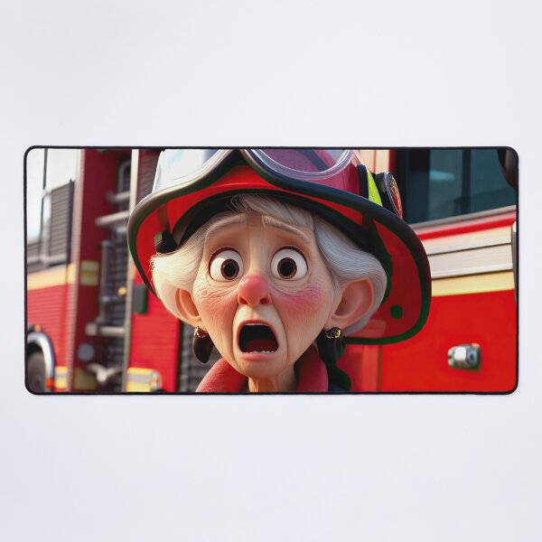Item preview, Old Fart as a fireman designed and sold by Colin Bentham.