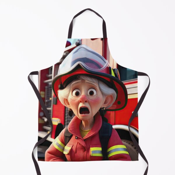 Item preview, Old Fart as a fireman designed and sold by Colin Bentham.