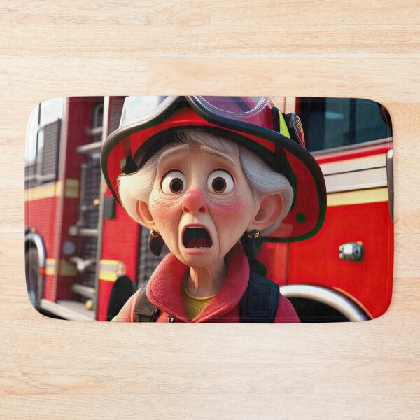 Item preview, Old Fart as a fireman designed and sold by Colin Bentham.