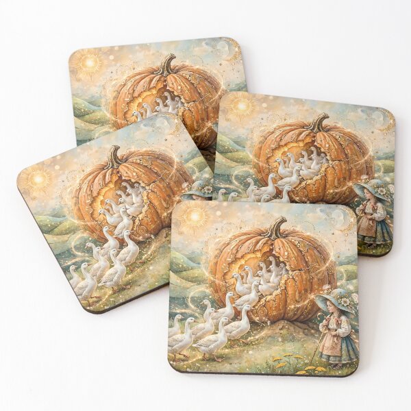 Item preview, Cottagecore Girl and Her Geese designed and sold by m-y-A-I-A-R-T-.