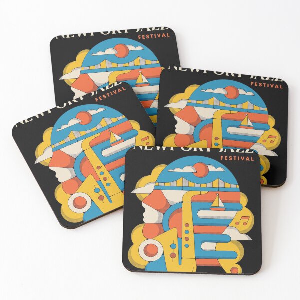 Item preview, Newport Jazz Festival Abstract Saxophone Art designed and sold by CordiaBergnaum.