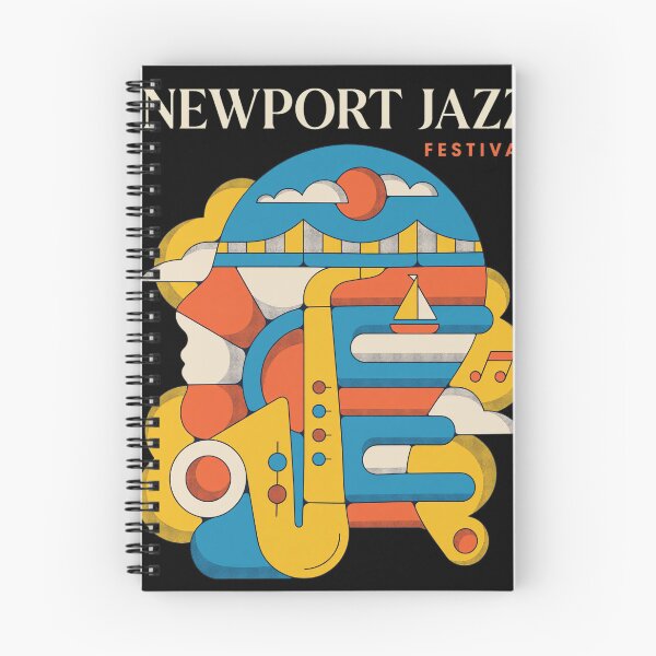 Item preview, Newport Jazz Festival Abstract Saxophone Art designed and sold by CordiaBergnaum.