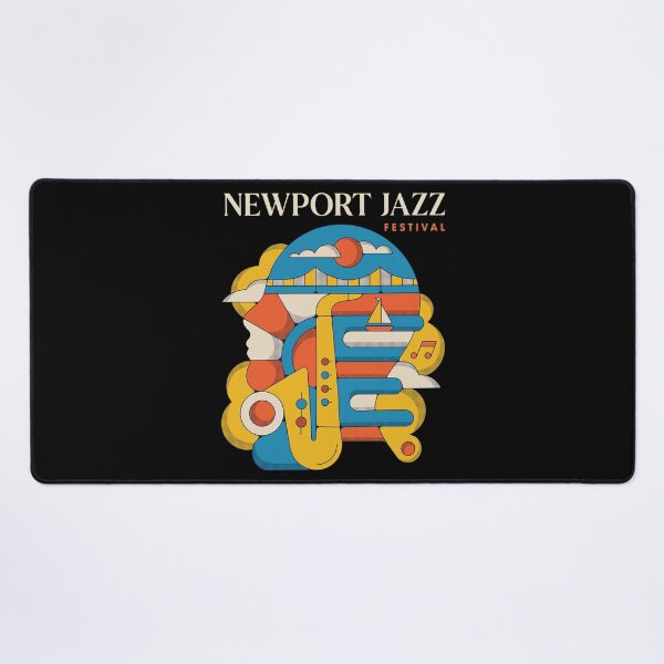 Item preview, Newport Jazz Festival Abstract Saxophone Art designed and sold by CordiaBergnaum.