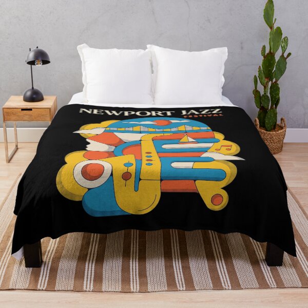 Item preview, Newport Jazz Festival Abstract Saxophone Art designed and sold by CordiaBergnaum.