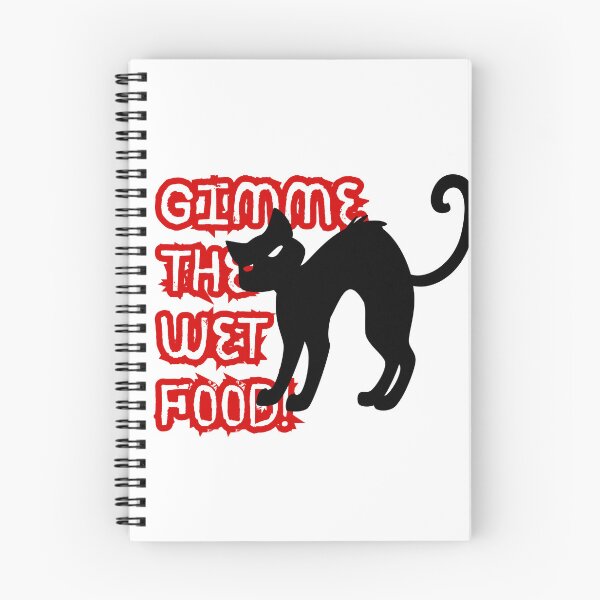 Item preview, Gimme The Wet Food Black Cat designed and sold by harryordinary.