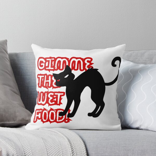 Item preview, Gimme The Wet Food Black Cat designed and sold by harryordinary.