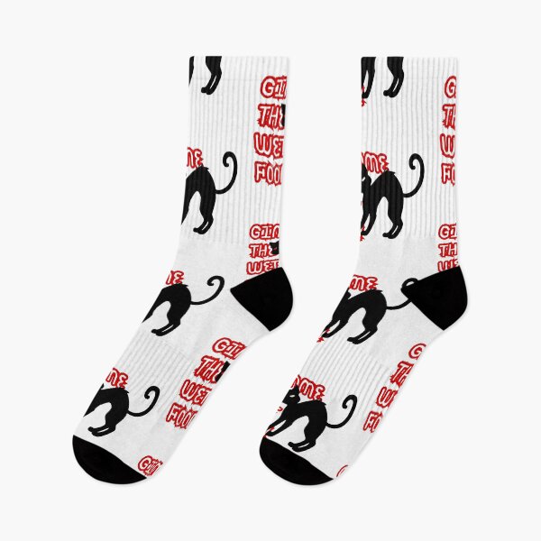 Item preview, Gimme The Wet Food Black Cat designed and sold by harryordinary.