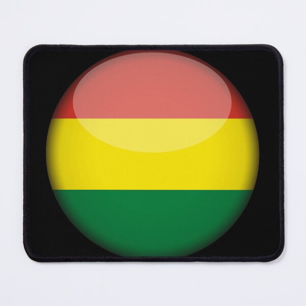 Item preview, Bolivian 3D Round Flag Statement Art for Supporters designed and sold by YAZ.