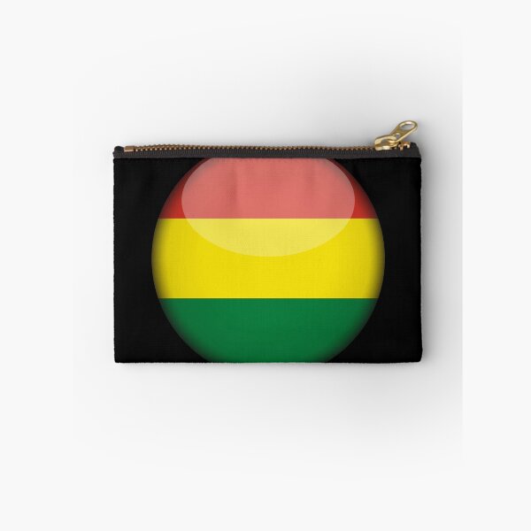 Item preview, Bolivian 3D Round Flag Statement Art for Supporters designed and sold by YAZ.