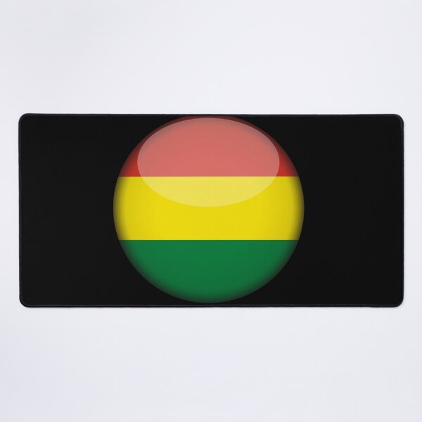 Item preview, Bolivian 3D Round Flag Statement Art for Supporters designed and sold by YAZ.