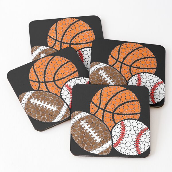 Item preview, Day American Football Baseball Basketball Dots Men Boys Kids designed and sold by KristinNorma.
