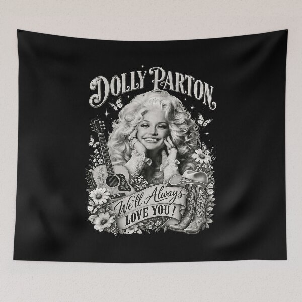 Item preview, Dolly Parton 'We'll Always Love You!' Retro  designed and sold by WilliamWa46516.