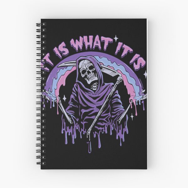 Item preview, Death  It Is What It Is  Pastel Goth Grim Reaper Drip designed and sold by KristinNorma.