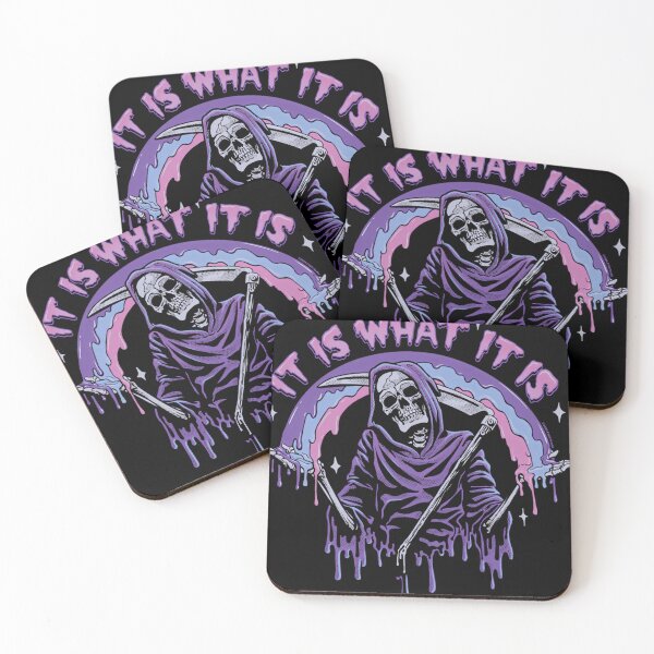 Item preview, Death  It Is What It Is  Pastel Goth Grim Reaper Drip designed and sold by KristinNorma.