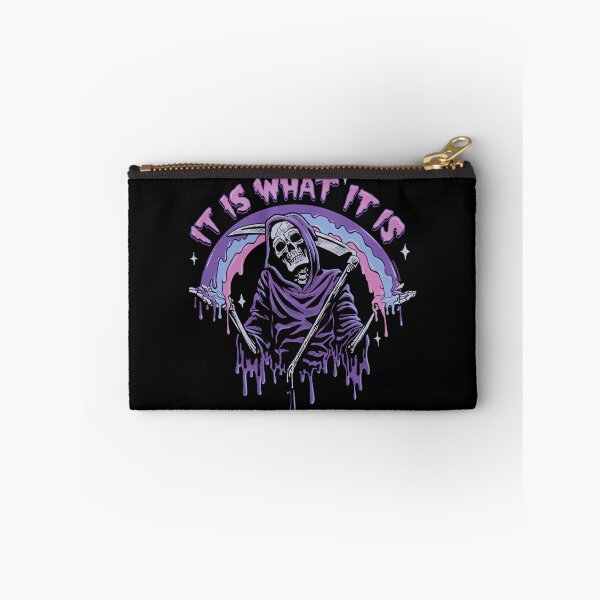 Item preview, Death It Is What It Is Pastel Goth Grim Reaper Drip designed and sold by KristinNorma.