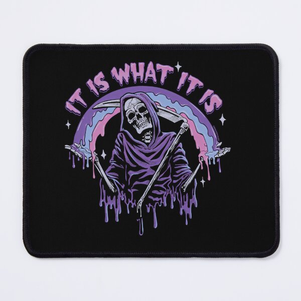 Item preview, Death  It Is What It Is  Pastel Goth Grim Reaper Drip designed and sold by KristinNorma.