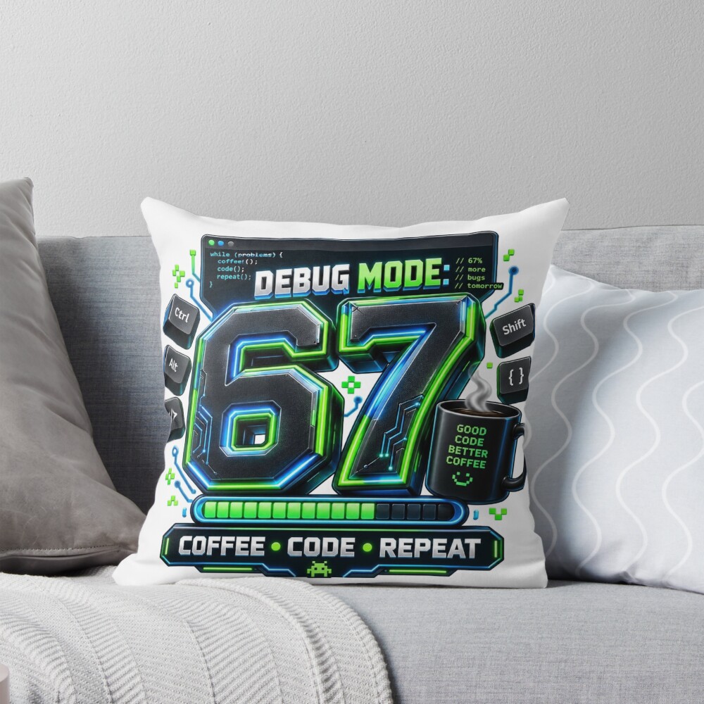Item preview, Throw Pillow designed and sold by Roniaishop.