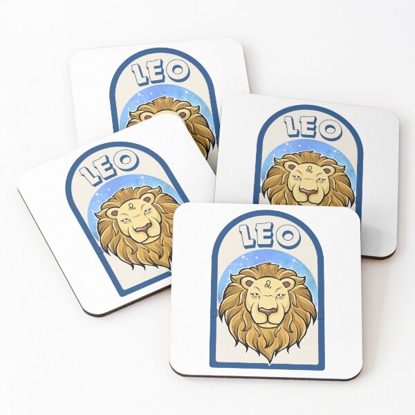 Item preview,  Leo -blue & gold lion designed and sold by priyankajustine.