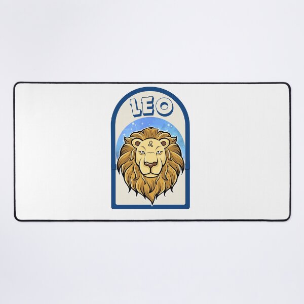 Item preview, Leo -blue & gold lion designed and sold by priyankajustine.