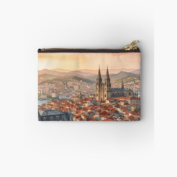 Item preview, Vigo Spain Travel Poster – Galicia City Skyline designed and sold by POSTERIOCREW.