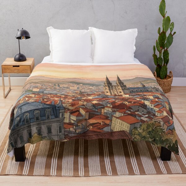 Item preview, Vigo Spain Travel Poster – Galicia City Skyline designed and sold by POSTERIOCREW.