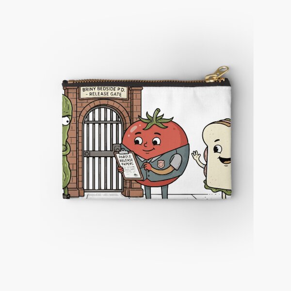 Item preview, Pickle on Parole Funny Pickle Food Pun designed and sold by Maria Garcia´s.