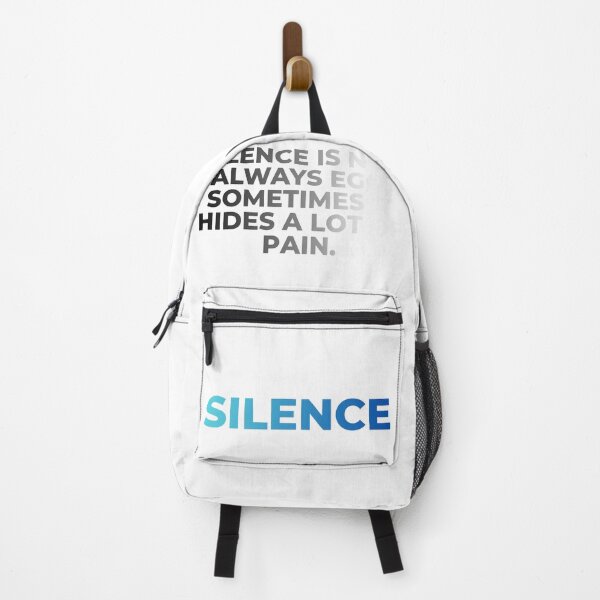 Item preview, Silence Hides A Lot Of Pain Quote designed and sold by Mr besho.