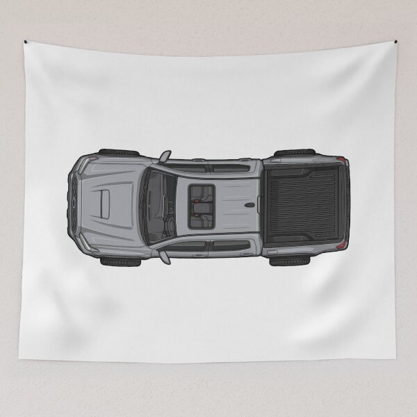 Item preview, Tacoma Truck Cement Gray Top-Down Illustration designed and sold by VenZolic.